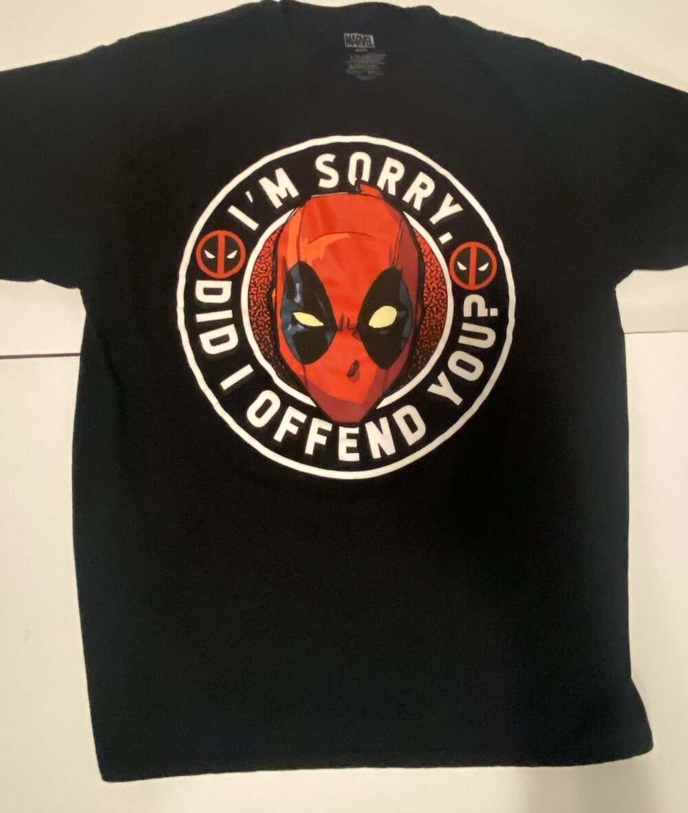 Marvel Deadpool I'm Sorry Did I Offend You Graphic T-Shirt